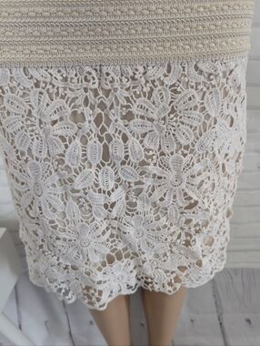 Forever 21 Cream Mini Skirt